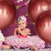 10 Pieces 18 Inch Metallic Balloons Shiny Latex Balloons for Birthday Wedding Party Decoration (Rose Gold) view 3