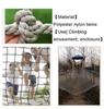Climbing Rope Ladder Safety Net Fitness Swing Ladder Netting Truck Deck Cargo Nets Endurance Child Playground Climbing Netting Nets Rope Dia 14mm (Color : 14mm, Size : 1X2m/3.3X6.6ft) view 3