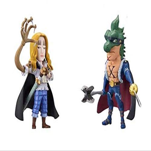ONE PIECE World Collectable Beasts Pirates 22 Set Hawkins Drake PVC Figure Figurine