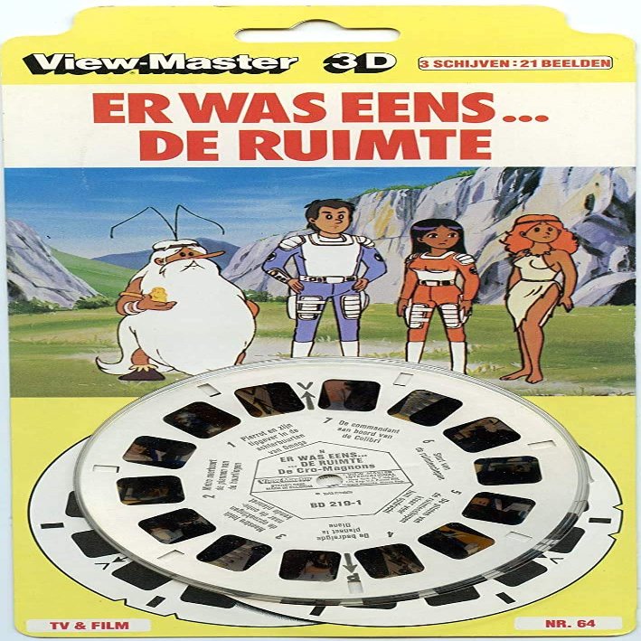 Il Etait Une fois... L'espace - Once Upon a Time...Space - Classic ViewMaster - 3 Reels on Card - New - French Text