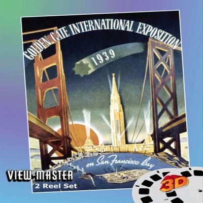 World's Fair, San Francisco, 1939 - Golden Gate Intl. Exposition - Compatible to ViewMaster 2 Reel Setc