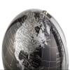 ANNOVA Metallic World Globe Black  Educational/Geographic/Modern Desktop Decoration - Stainless Steel Arc and Base/Earth World - Metallic Black - for School, Home, and Office (10-Inch) view 2