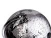 ANNOVA Metallic World Globe Black  Educational/Geographic/Modern Desktop Decoration - Stainless Steel Arc and Base/Earth World - Metallic Black - for School, Home, and Office (8-Inch) view 4