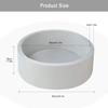 ENMOGO Foam Ball Pit for Toddlers Kids Soft Ball Pool Ideal Gift Play Toy for Children Kiddie Pools - Light Gray view 2