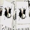 Ocean Gift Alpine Goat Car Decals, Farm Animal Car Stickers Pack of 2 - Sticker for Car Windows, Walls Series 7 Size 8" x 8" view 3