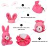 24 Pieces Easter Bunny Rabbit Plush Stuffed Animals 4 Inch Stuffed Bunny Toys Soft Tiny Rabbit Doll Plush Hanging Pendant Ornament Sitting Rabbit Plush Toy for DIY Keychain Easter Party Decorations view 3