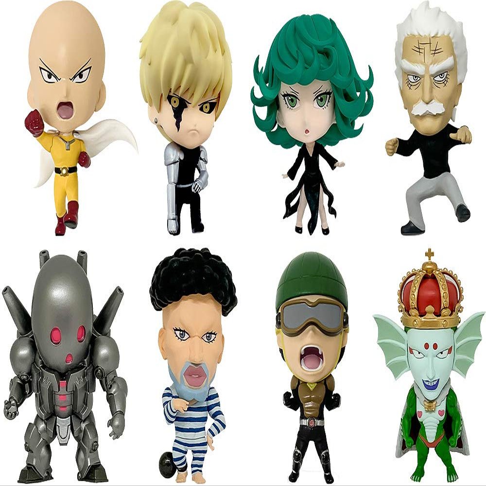 16D Trading Figure Collection, One Punch Man Vol. 2, Non-scale, PVC, Pre-painted Complete Trading Figure, Box of 8