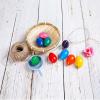 AMINFUN Egg Crayons, 9 Colors Palm Grip Toy, Washable Paint Stackable Toys for Kids, Children, Babies, Toddlers, Gift for Boys and Girls, Gift for Easter view 4