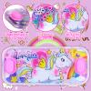 SevenQ Handheld Water Games for Girls, 4 Packs Cute Theme Toss Ring Aqua Toy for Kids Stocking Stuffers view 2