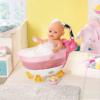 BABY born Bath Bathtub - Toy Tub for Kids with Heart-Shaped Cushion - Easy for Small Hands, Creative Play Promotes Empathy & Social Skills, for Toddlers 3 Years & Up - Includes Rubber Duck view 3