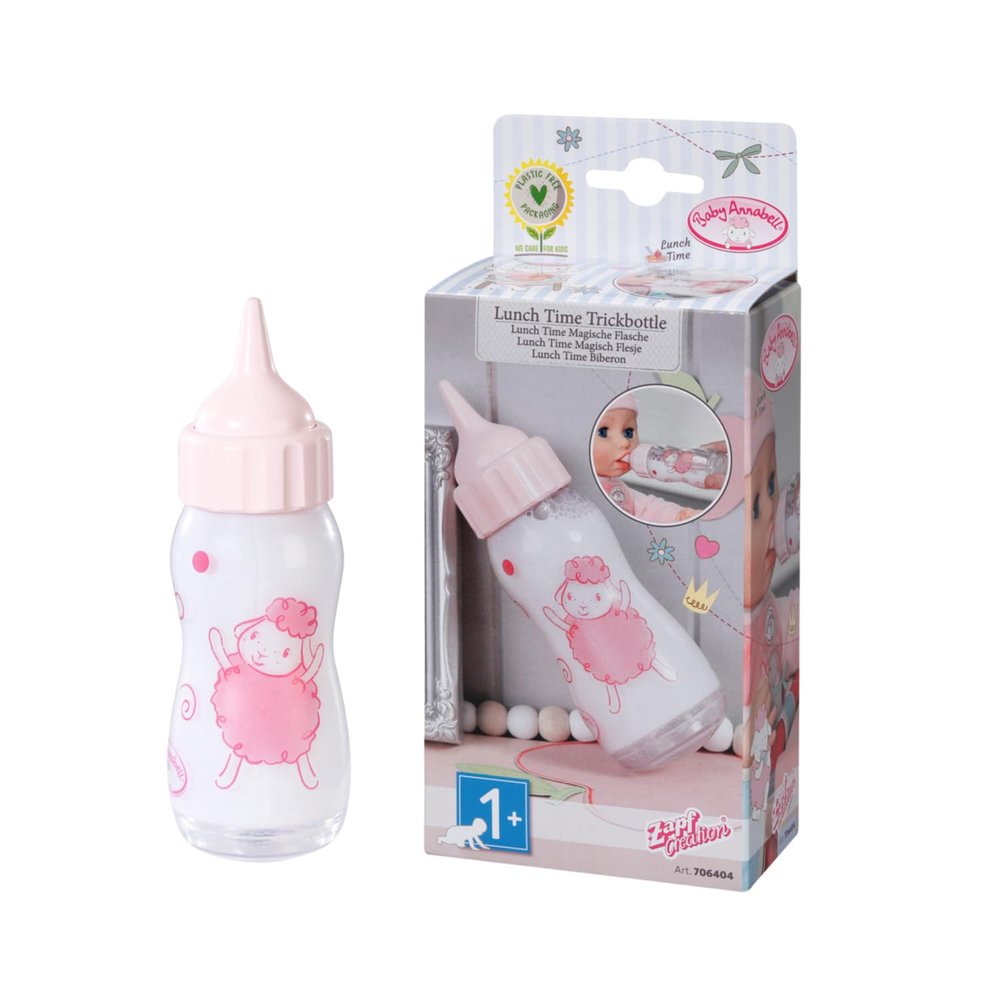 abgee 515 706404 EA Baby Annabell Lunch Time Trickbottle, Colourful