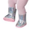 BABY born Winter Boots Low for 43cm Dolls - Easy for Small Hands, Creative Play Promotes Empathy & Social Skills - for Toddlers 3 Years & Up - Includes Shoes with Pink Soles view 2