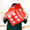 11.8" Jumbo Inflatable Dice, 2pack Outdoor Fun Giant Inflatable Dice Set and 12mm 10pcs Dice for Indoor and Outdoor Broad Game, Ludo and Pool Party (Red) view 4