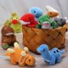 16 Pack Plush Dinosaurs Bulk, Mini Dinosaur Figures Assortment Keychain Toy, Soft Dino Stuffed Animal Set Gifts for Kids, Easter Basket Stuffers, Goody Bag Filler, Doll Machine, Toddler Party Favors view 2