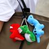 16 Pack Plush Dinosaurs Bulk, Mini Dinosaur Figures Assortment Keychain Toy, Soft Dino Stuffed Animal Set Gifts for Kids, Easter Basket Stuffers, Goody Bag Filler, Doll Machine, Toddler Party Favors view 3