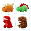16 Pack Plush Dinosaurs Bulk, Mini Dinosaur Figures Assortment Keychain Toy, Soft Dino Stuffed Animal Set Gifts for Kids, Easter Basket Stuffers, Goody Bag Filler, Doll Machine, Toddler Party Favors view 4