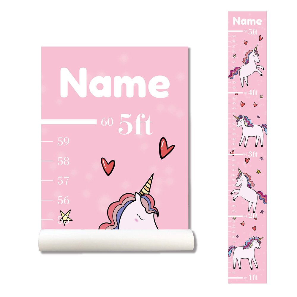 Personalized Wall Sticker Growth Chart for Kids, Height Chart for Boys and Girls, Growth Chart Sticker, Growth Chart Decal