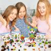 Picasso Cubes 0.5 Pixel Magnetic Puzzle Cube 200 Piece Mix & Match Sensory Toys STEAM Education Learning Building Block Magnets Children Construction Toy Set Stacking Magnet Creative Kit PMC200 view 2