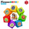 Picasso Cubes 0.5 Pixel Magnetic Puzzle Cube 200 Piece Mix & Match Sensory Toys STEAM Education Learning Building Block Magnets Children Construction Toy Set Stacking Magnet Creative Kit PMC200 view 4