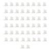 bstinay 50Pcs 16x28mm RC Airplane Pinned Hinge Model Aircraft Plane Parts Replacement view 1
