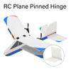 bstinay 50Pcs 16x28mm RC Airplane Pinned Hinge Model Aircraft Plane Parts Replacement view 3