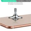CHEETOP Precision Metal Spinning Top, Spin Smooth for A Long Time, Best Spin Time Over 8 Minutes, Perfect Balance Well Made EDC Desktop Gyro Toy for Office for Adults | Unique Gift (Silver) view 3