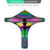 CHEETOP Precision Metal Spinning Top, Spin Smooth for A Long Time, Best Spin Time Over 8 Minutes, Perfect Balance Well Made EDC Desktop Gyro Toy for Office for Adults | Unique Gift (Iridescent) view 3