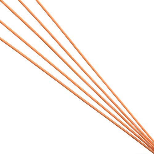 Fluorescent Orange Antenna Pipe 3.15x1.7x380mm 5PCS for RC Truck Buggy Car Speed Boat Scale Model Ship