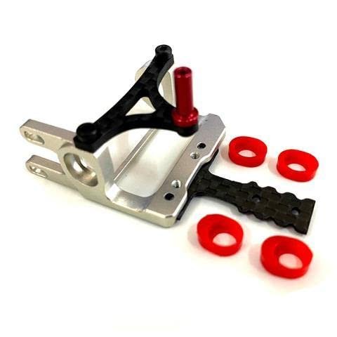 NEXX RACING Precision CNC 7075 Round Motor Mount for 90-94mm RM (Silver) NX-102