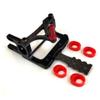 NEXX RACING Precision CNC 7075 Round Motor Mount for 90-94mm RM (Black) NX-068 view 1