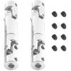 2Pcs Vgoohobby Metal Centre Transmission Shaft Drive Shaft Dogbone Compatible with Axial SCX10 SCX0016 Tamiya CC01 RC4WD D90 90028 1/10 RC Rock Crawlers Car (80mm-100mm) view 2