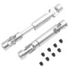 2Pcs Vgoohobby Metal Centre Transmission Shaft Drive Shaft Dogbone Compatible with Axial SCX10 SCX0016 Tamiya CC01 RC4WD D90 90028 1/10 RC Rock Crawlers Car (80mm-100mm) view 3