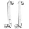 2Pcs Vgoohobby Metal Centre Transmission Shaft Drive Shaft Dogbone Compatible with Axial SCX10 SCX0016 Tamiya CC01 RC4WD D90 90028 1/10 RC Rock Crawlers Car (110mm-155mm) view 2