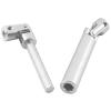 2Pcs Vgoohobby Metal Centre Transmission Shaft Drive Shaft Dogbone Compatible with Axial SCX10 SCX0016 Tamiya CC01 RC4WD D90 90028 1/10 RC Rock Crawlers Car (110mm-155mm) view 4