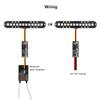 RC LED Light Bar Roof Lamp Headlight Tail Light Kit Bumper Compatible with Traxxas RC Car Truck Crawler Tamiya Losi HPI Rustler Axial Police (100mm 1 Bar) view 4