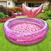 Benelet Kiddie Swimming Pool, Inflatable Mermaid Pool, Indoor Outdoor Ball Pit for Kids (47 inch) view 1