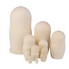 Kisangel 10Pcs DIY Wooden Russian Nesting Dolls - Unfinished Matryoshka Dolls for Crafting Perfect for Kids and Holiday Decorations view 4