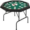Koreyosh Folding Casino Poker Table - 48'' Texas Hold'em Game Table with Stainless Steel Cup Holder view 1