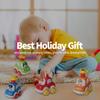 ALASOU 4 PCS Animal Car Toys for 1 Year Old Boy Girl|Baby Toys 1 Year Old Boy Gifts for Toddlers 1-3|Vehicle Toy Set for Toddler Toys 1-2|1st Birthday Gift for Infant 12 18 Months view 4