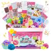 Mini Party Slime Kit for Girls and Boys, Max Party Favors Slime Making Kit to Make Butter Cloud and Foam Slime, Stress Relief Toys, DIY Slime Supplies for Girls and Boys view 1