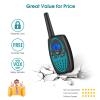 Topsung M880 Walkie Talkies for Adults (Blue 2 Pack) view 4