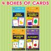 Carson Dellosa Toddler Flash Cards 4 Pack, Alphabet Flash Cards, Sight Word Flash Cards, Colors & Shapes Flash Cards, Number Flash Cards, Math & Phonics Kindergarten - Preschool Learning Activities 4+ view 2
