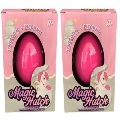 Hapros Magical Grow Eggs 2 Pack Unicorn Surprise Growing Toy Party Favour