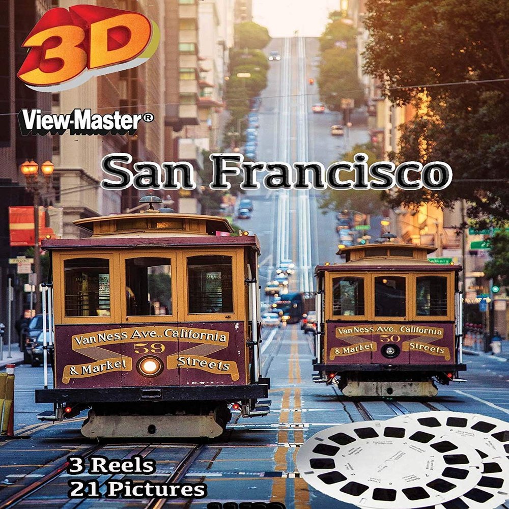 San Francisco, California -Compatible to ViewMaster 3Reel Set - 21 3D Images