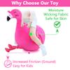 iPlay, iLearn Bouncy Pals Kids Flamingo Hopper Ball, Inflatable Bouncing Animal Hopping Toys, Pink Plush Ride on Bouncer, Outdoor Indoor Active Jumping, Birthday Gift for 3 4 5 6 Year Old Girl Toddler view 3
