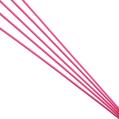 Fluorescent Red Antenna Pipe 3.15x1.7x380mm 5PCS for RC Car Buggy Truck Racing Speed Boat Scale Model Ship