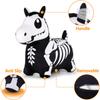 iPlay, iLearn Bouncy Pals Skeleton Hopping Horse, Toddler Bouncing Animal Toys, Inflatable Plush Bounce Hopper, Kid Indoor Ride On Bouncer, Halloween Birthday Gifts 18 Months 2 3 4 5 Year Old Boy Girl view 3