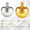Skylety 2 Pieces Metal Spinning Top Aluminum Flip Over Top Spinner Gyroscope Stainless Steel Toy for Adults Kill Time Stress Anxiety Gift(Gold, Silver) view 3