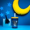 Zak Designs Kelso 15 oz Tumbler Set, (Space) Leak-Proof Screw-On Lid with Straw Made of Durable Plastic and Silicone, Perfect Cup Bundle for Kids (2pc Set) view 3