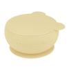 MinikOiOi Bowly 100% Silicone Bowl with Suction Based and Lid 6m+ (Yellow) view 1